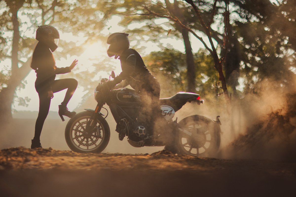 Pre-wedding couple shoot by WeddingClickz — the same session, backlit
