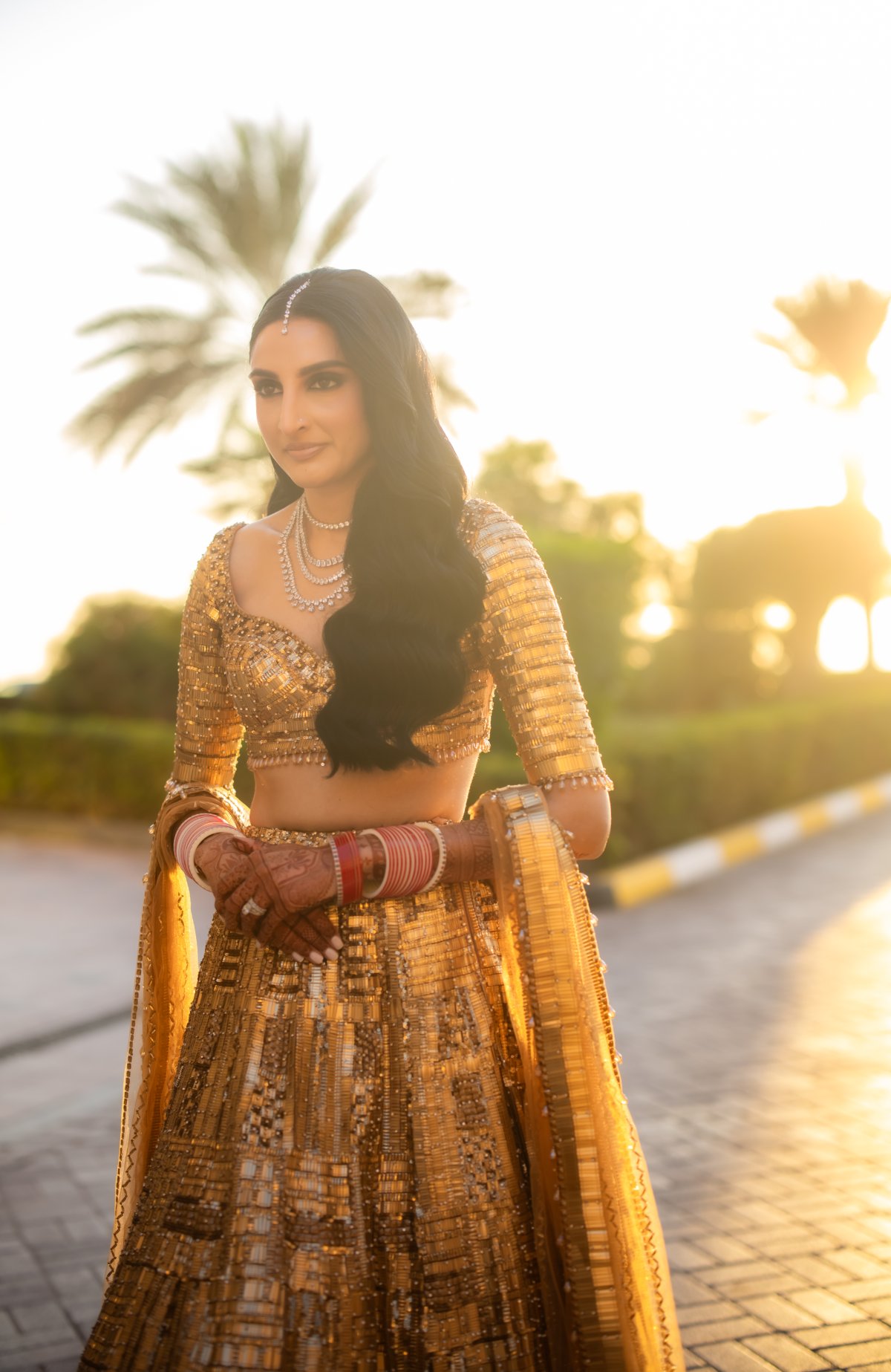 Ballroom wedding coverage at a Gulf luxury hotel by WeddingClickz