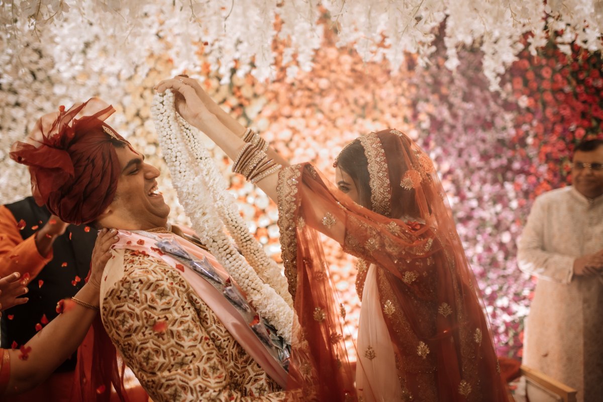 A destination wedding celebration during a Bangalore wedding, shot by the WeddingClickz team