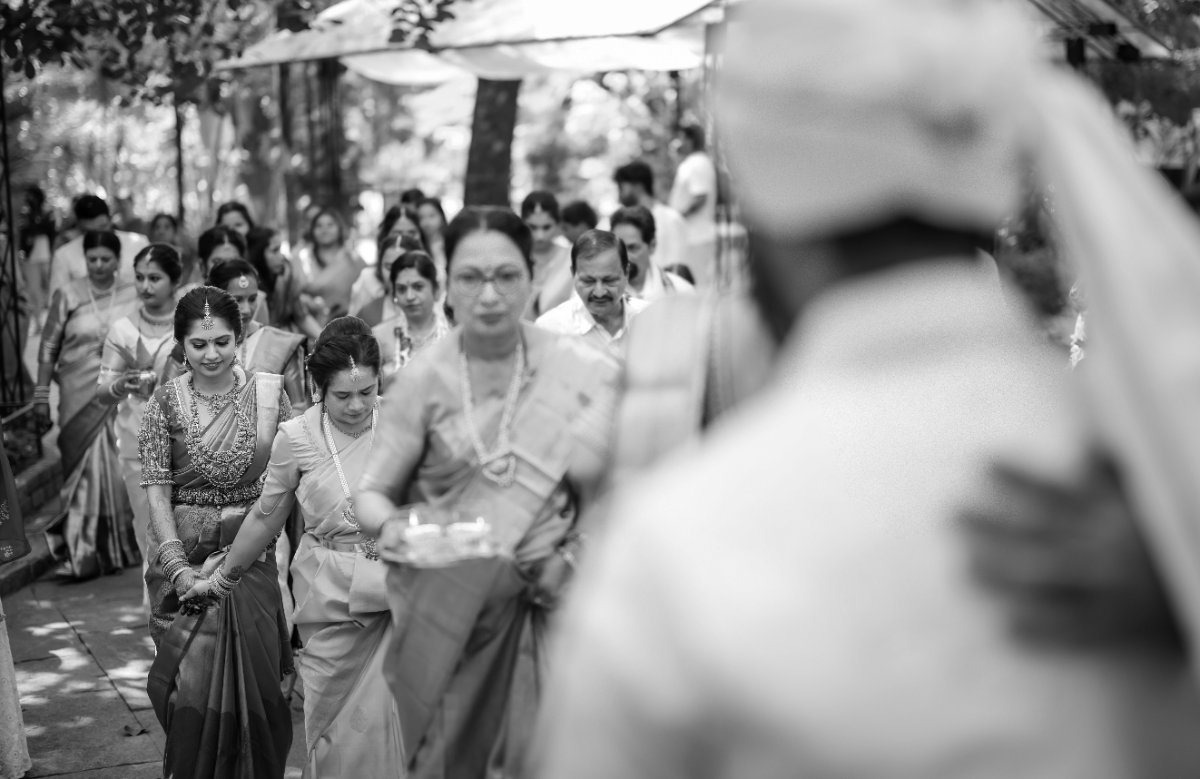 A wedding celebration during a Bangalore wedding, shot by the WeddingClickz team
