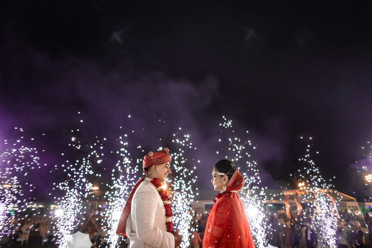 Indian wedding celebration at an Abu Dhabi venue photographed by WeddingClickz